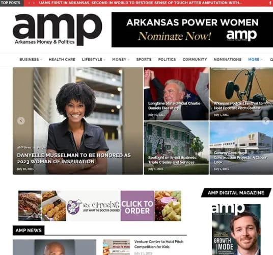 AMP Website design