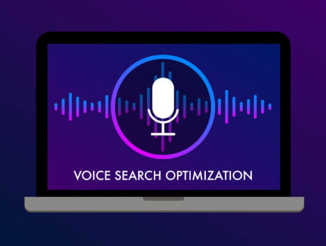 voice search optimization on laptop