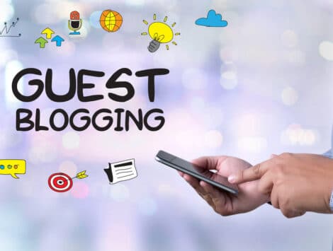 guest blogging concept